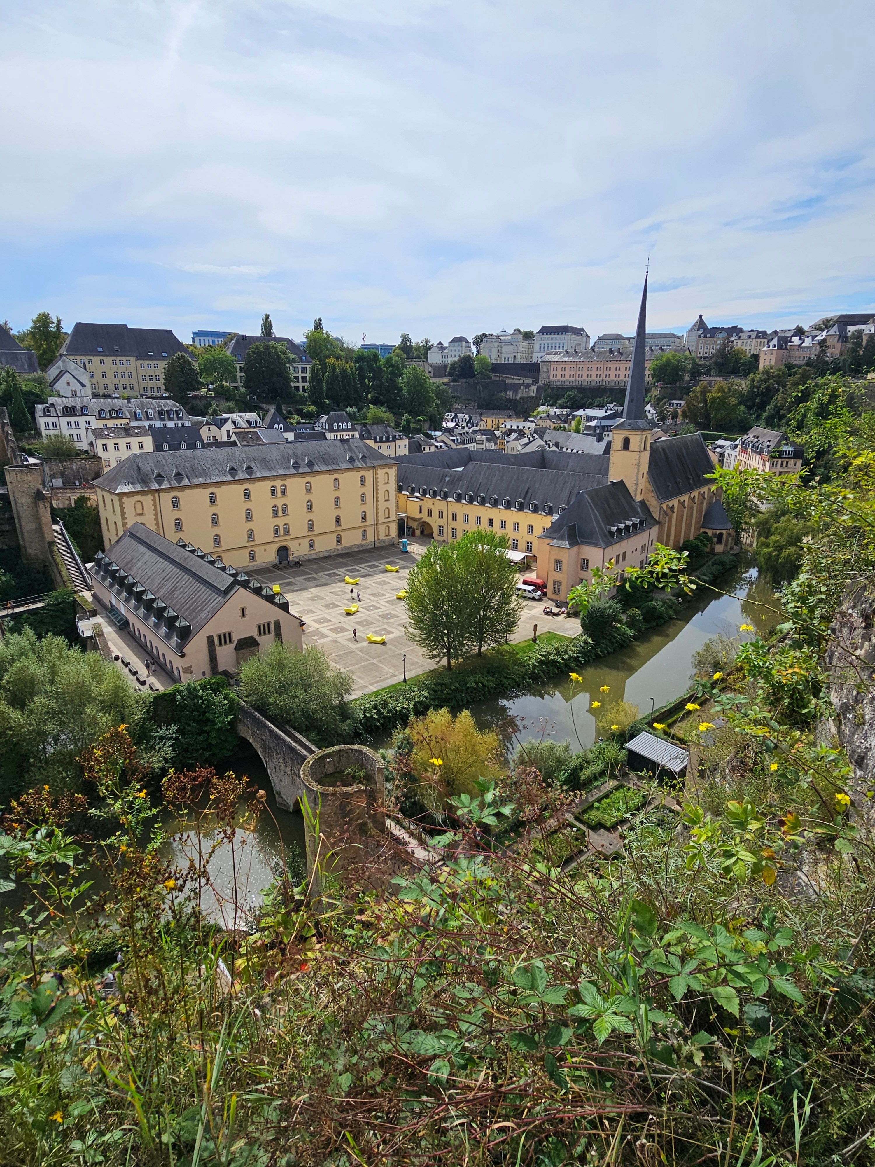 Utsikt ned mot Stadsdelen Grund