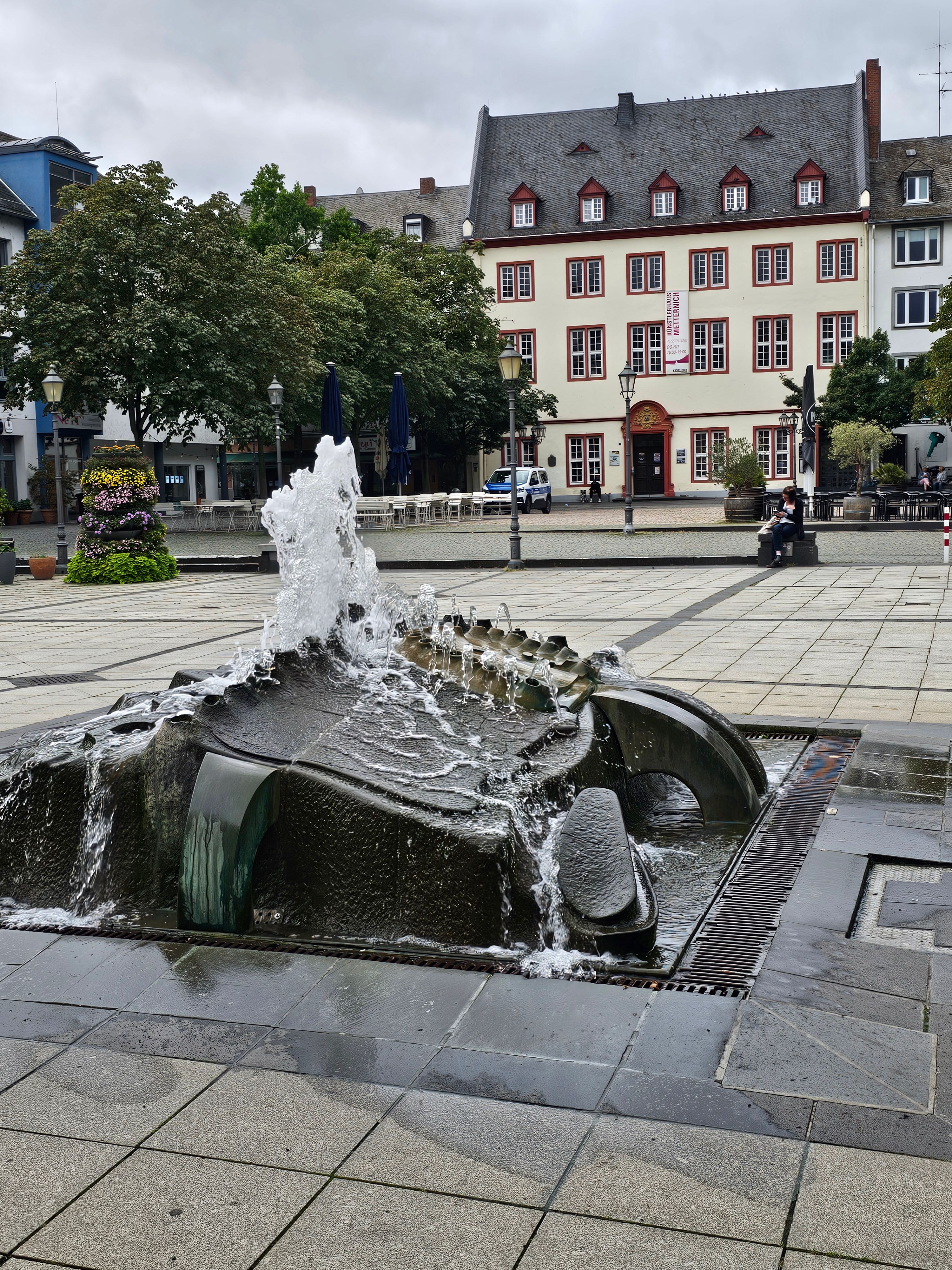 Fontän på Münzplatz